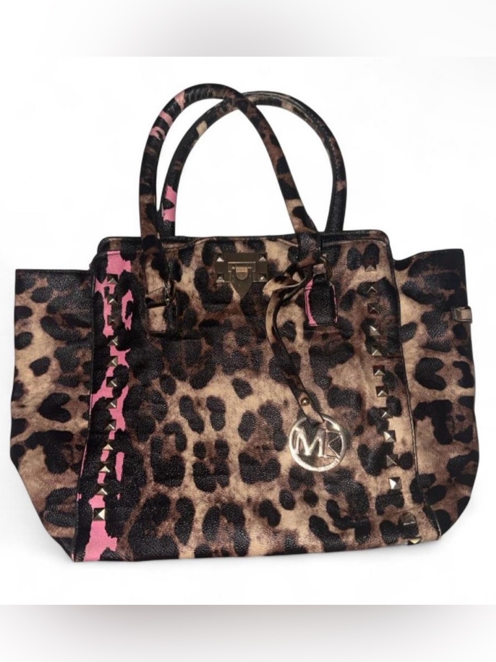 Leopard print purse